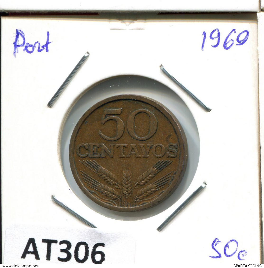 50 CENTAVOS 1969 PORTUGAL Pièce #AT306.F.A - Portogallo