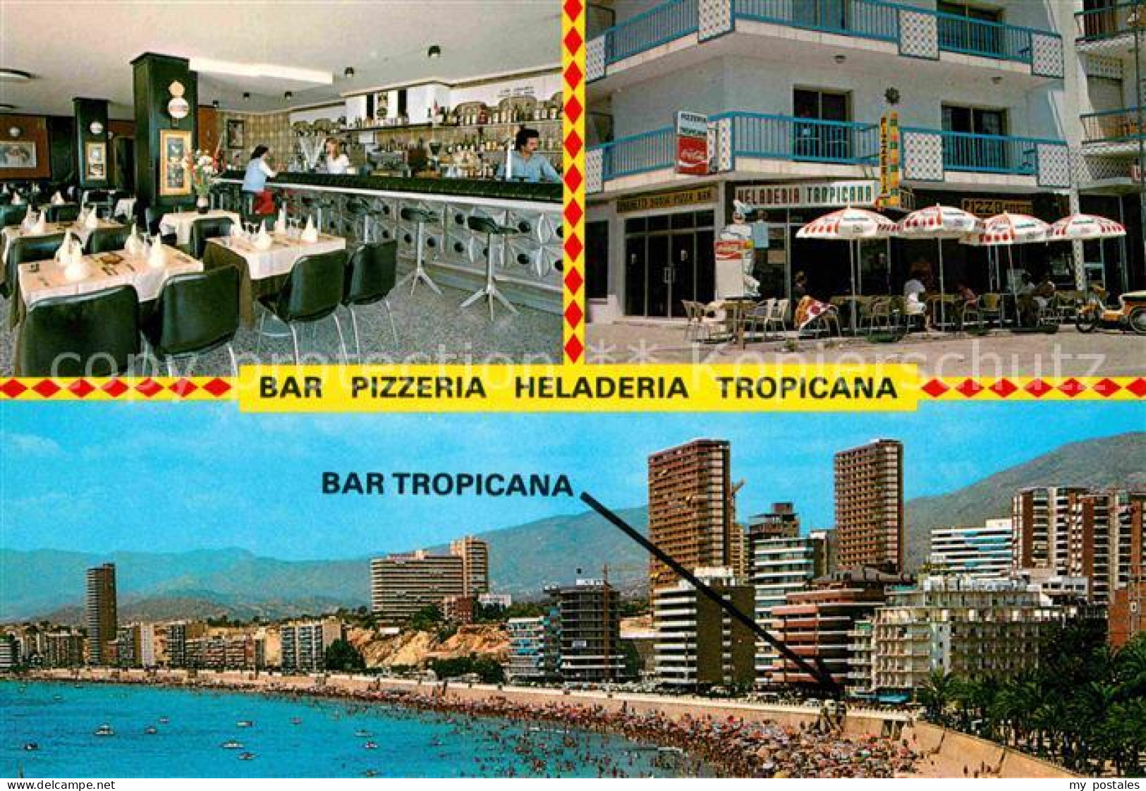 72724869 Benidorm Bar Tropicana Pizzeria Playa Poniente Strand Hotels  - Other & Unclassified