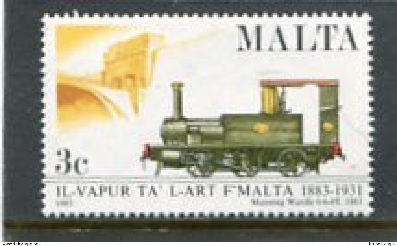 MALTA - 1983  3c  RAILWAY  MINT NH - Malta