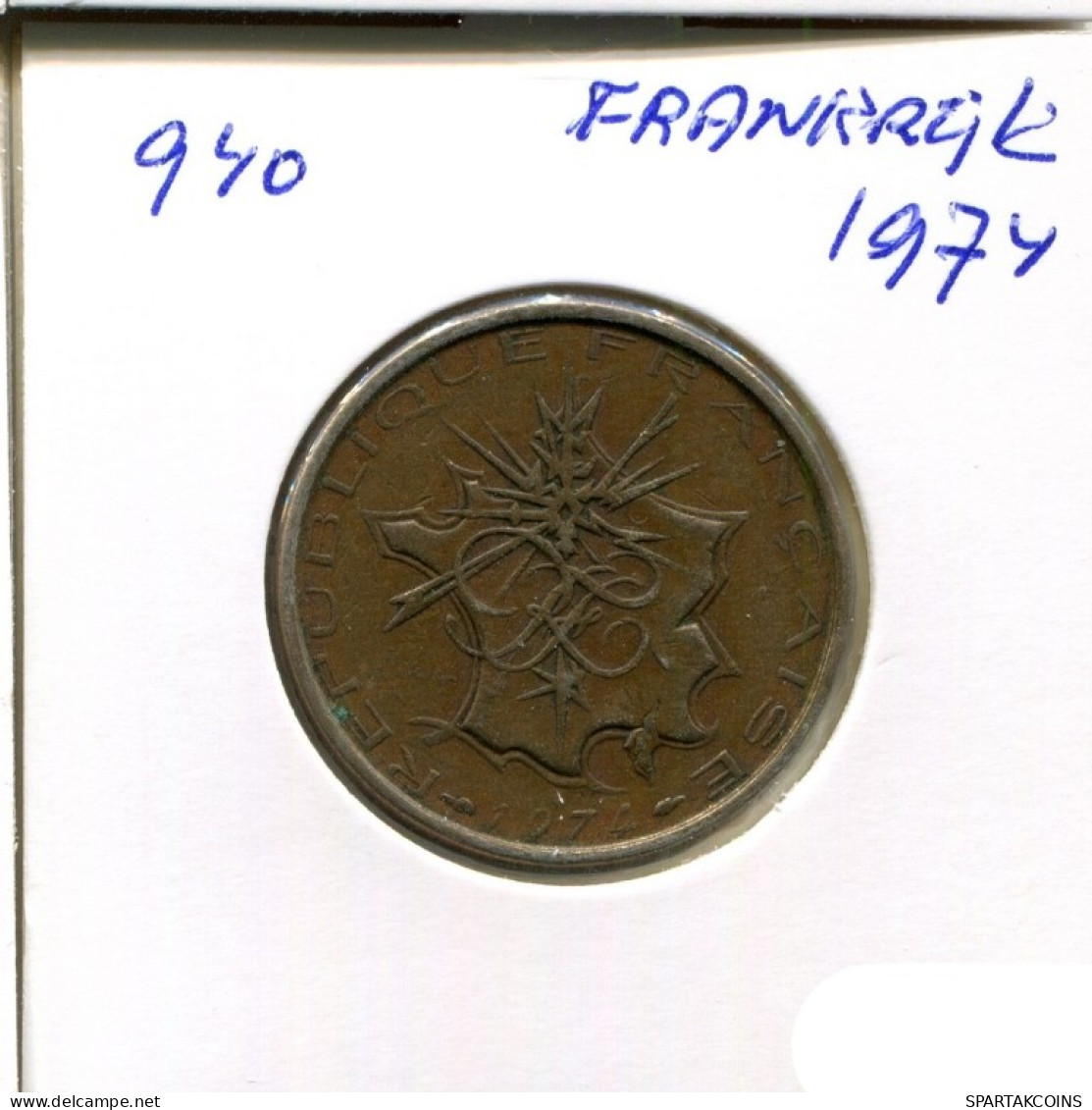 10 FRANCS 1974 FRANCIA FRANCE Moneda #AN434.E.A - 10 Francs