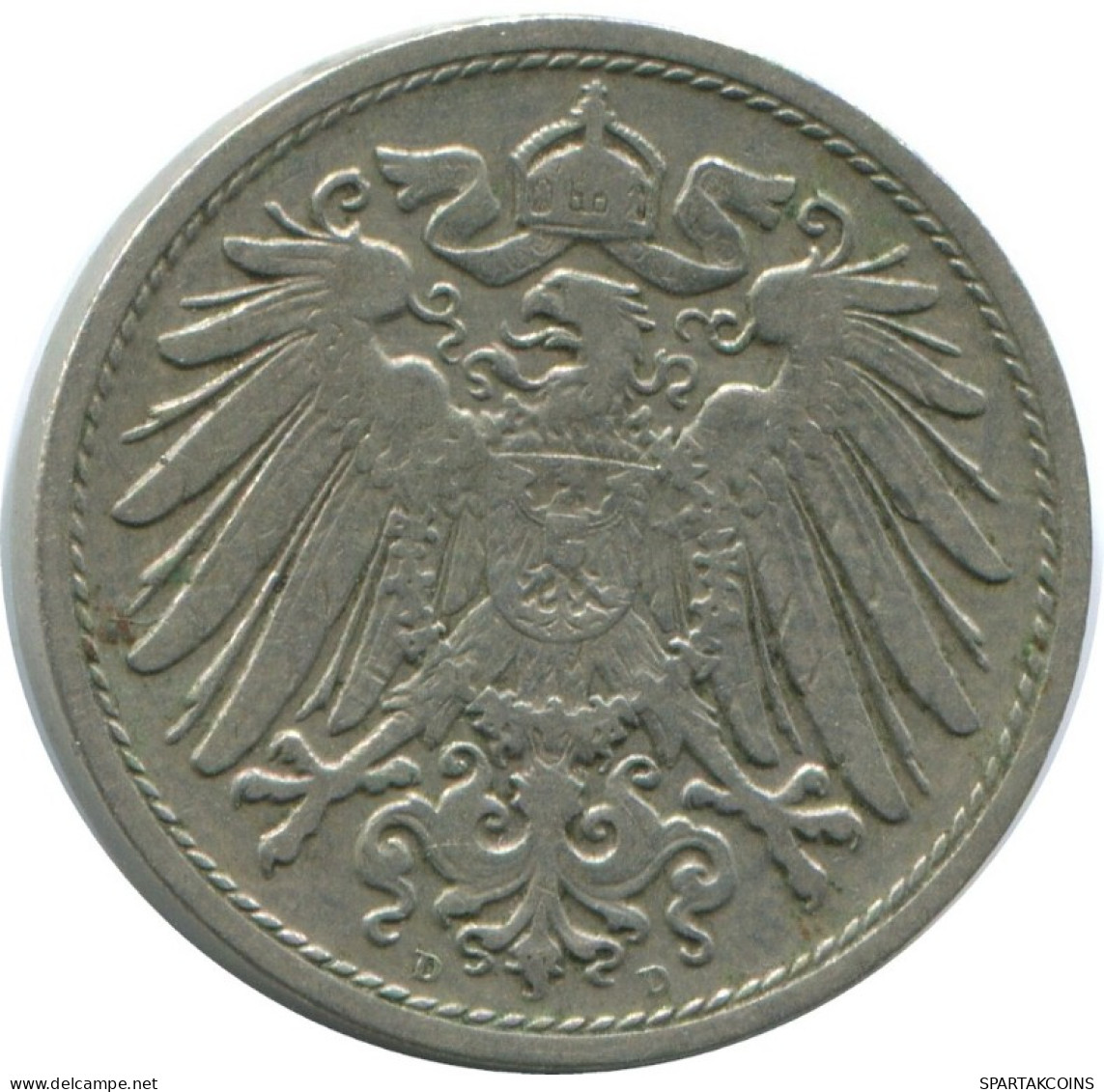 10 PFENNIG 1906 D DEUTSCHLAND Münze GERMANY #AE551.D.A - 10 Pfennig