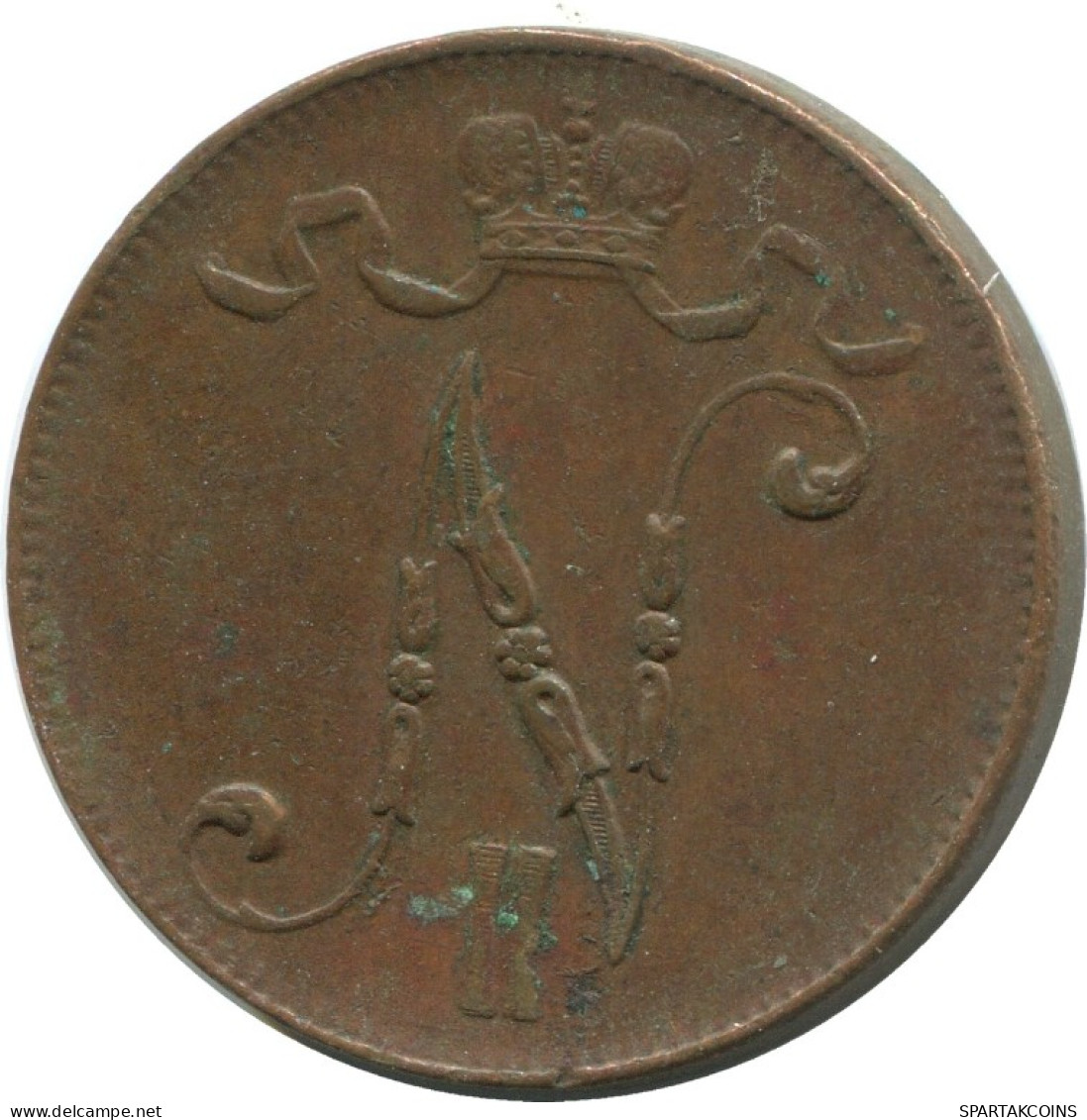 5 PENNIA 1916 FINLAND Coin RUSSIA EMPIRE #AB169.5.U.A - Finlande