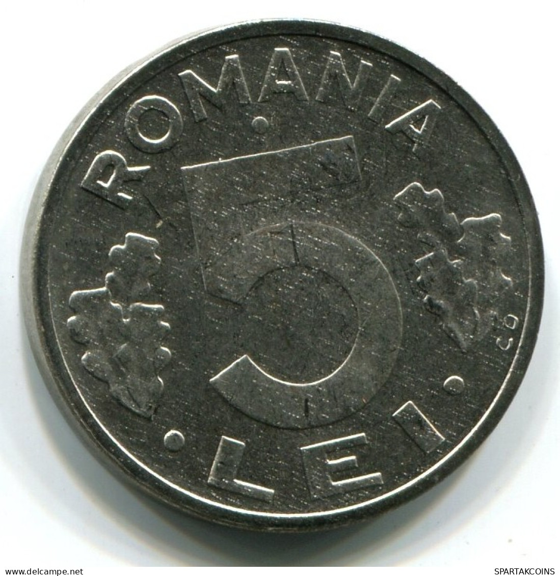 5 LEI 1992 ROUMANIE ROMANIA UNC Eagle Coat Of Arms V.G Mark Pièce #W11276.F.A - Rumänien