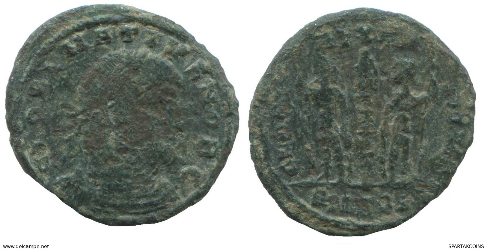 LATE ROMAN EMPIRE Follis Ancient Authentic Roman Coin 1.7g/17mm #SAV1176.9.U.A - La Caduta Dell'Impero Romano (363 / 476)