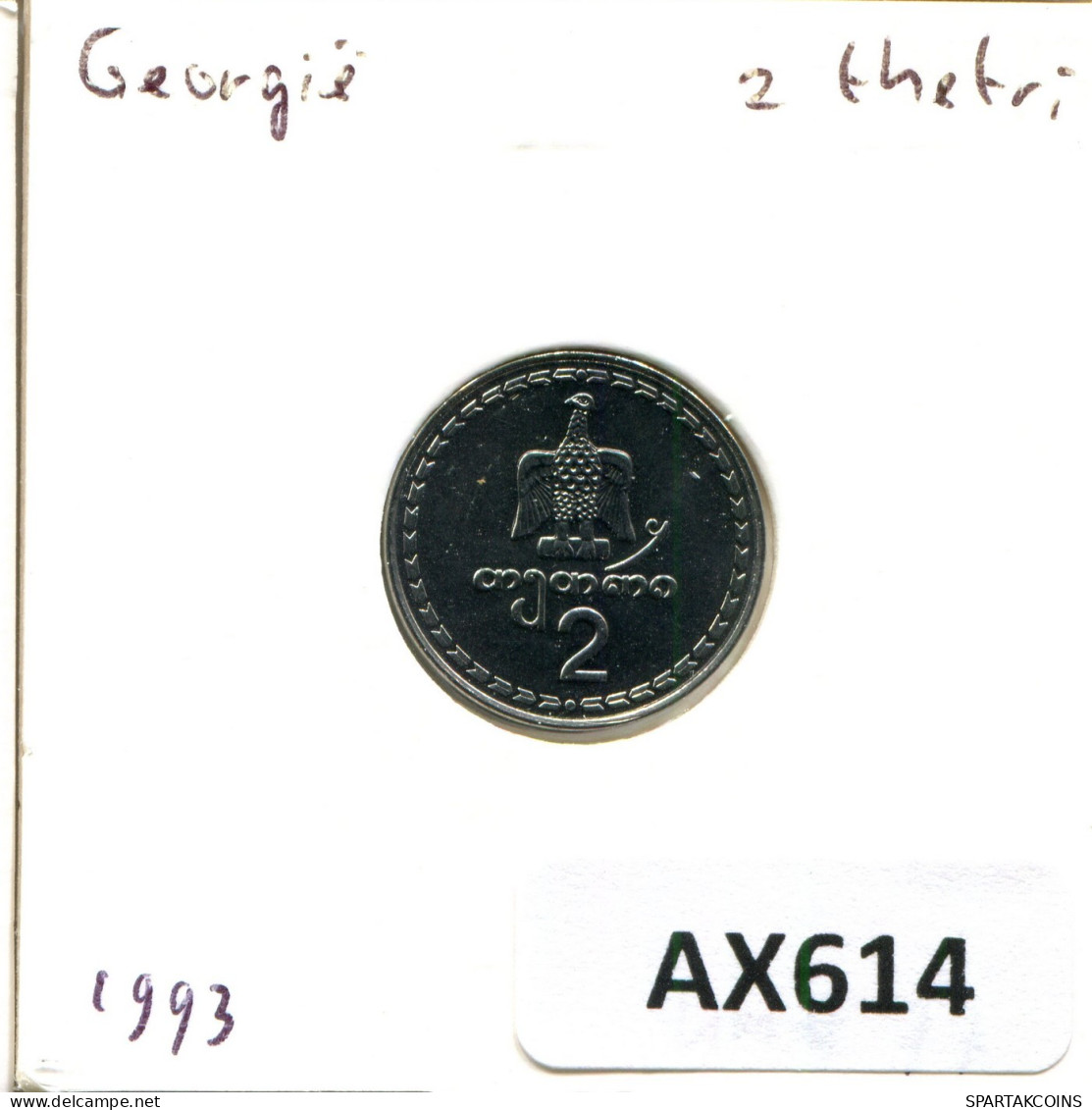 1 TETRI 1993 GÉORGIE GEORGIA Pièce #AX614.F.A - Georgië