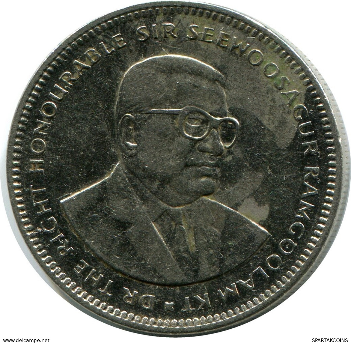 1/2 RUPEE 1987 MAURITIUS Coin #AP905.U.A - Mauritius