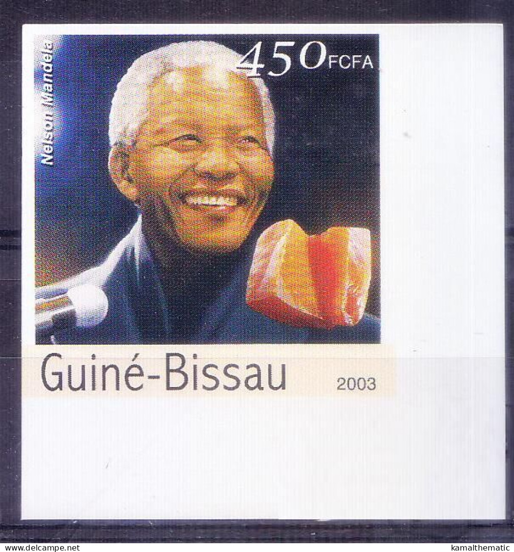 Guinea Bissau 2003 MNH Imperf, Nelson Mandela, Nobel Peace - Nobelprijs