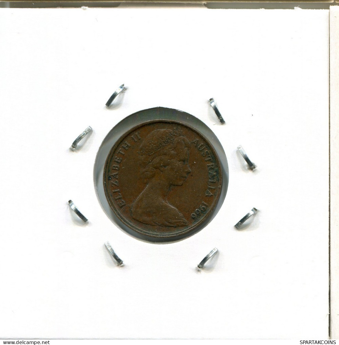 1 CENT 1966 AUSTRALIA Moneda #AR285.E.A - Cent