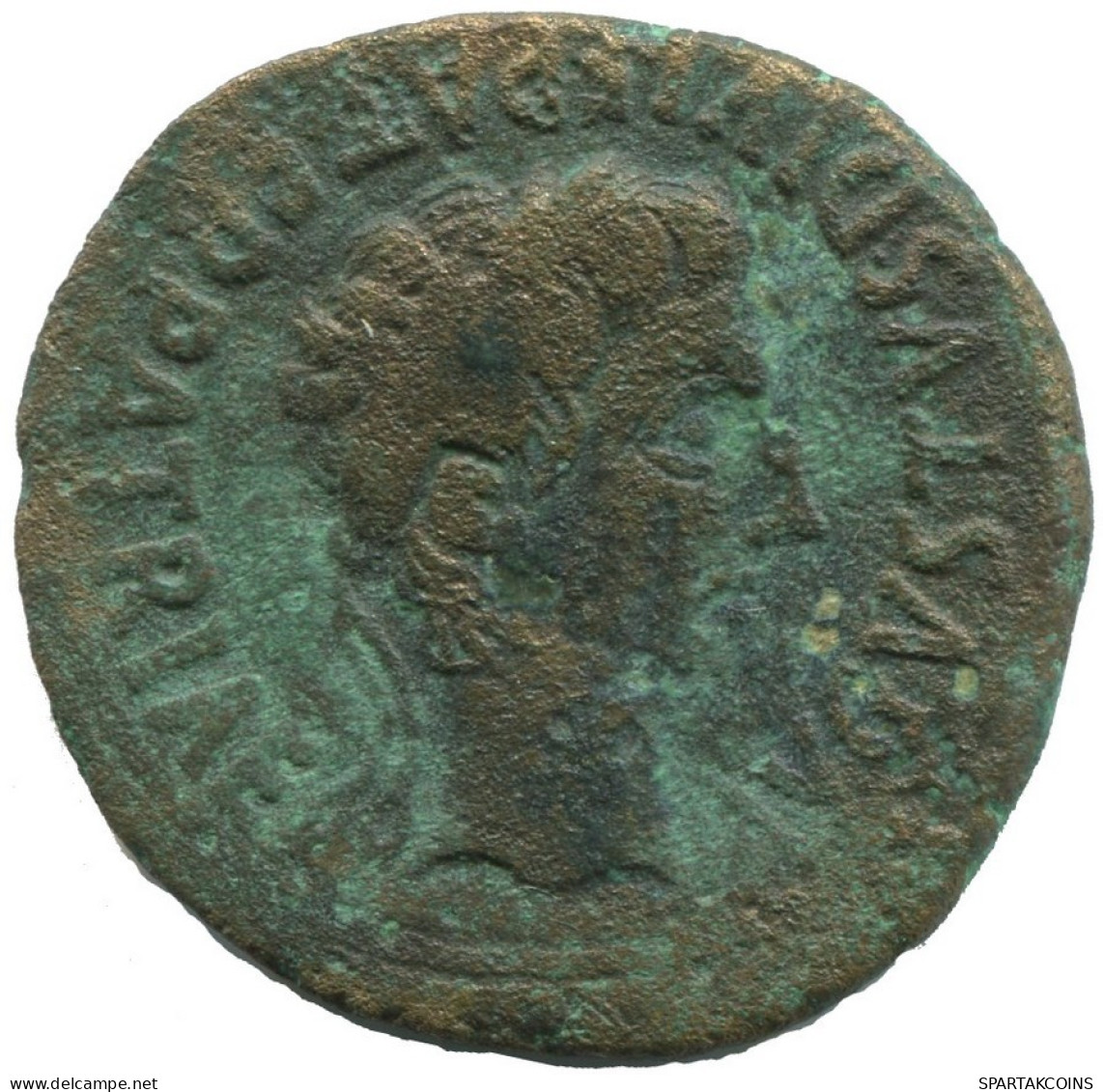 AUGUSTUS AE As Of BILBILIS SPAIN 27 BC-14 AD 
Wreath 12.4g/27mm #ANT2551.30.F.A - Provinces Et Ateliers