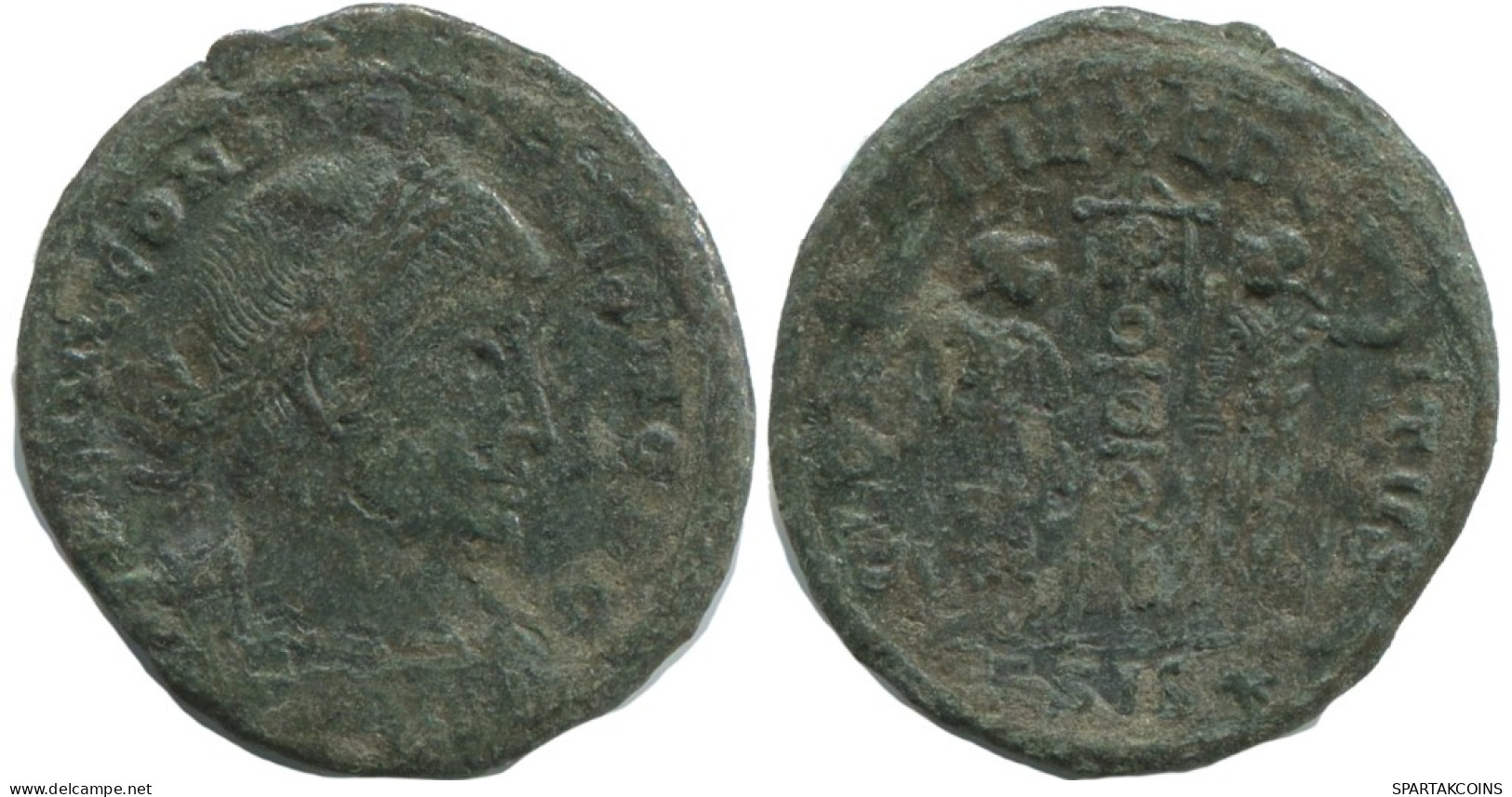 LATE ROMAN IMPERIO Follis Antiguo Auténtico Roman Moneda 1.5g/16mm #ANT2029.7.E.A - La Caduta Dell'Impero Romano (363 / 476)