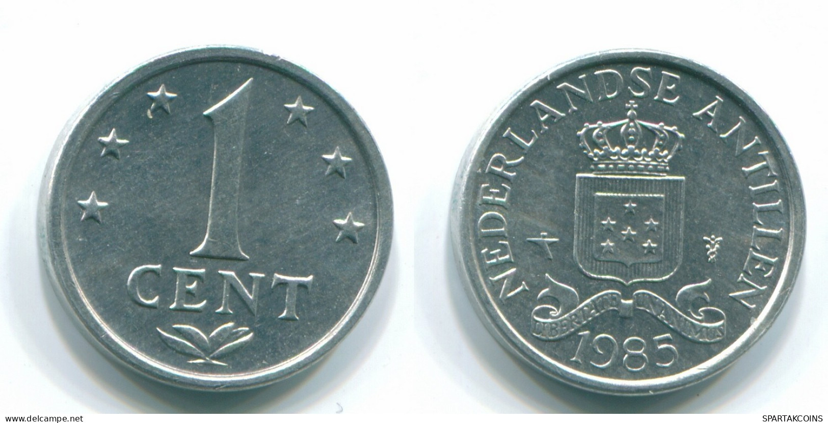 1 CENT 1985 NIEDERLÄNDISCHE ANTILLEN Aluminium Koloniale Münze #S11213.D.A - Netherlands Antilles