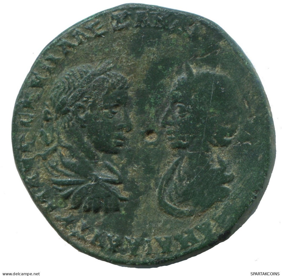 GORDIAN III & TRANQUILLINA Anchialus AD241-244 Tyche 10.2g/26mm #NNN2081.102.U.A - Provincia