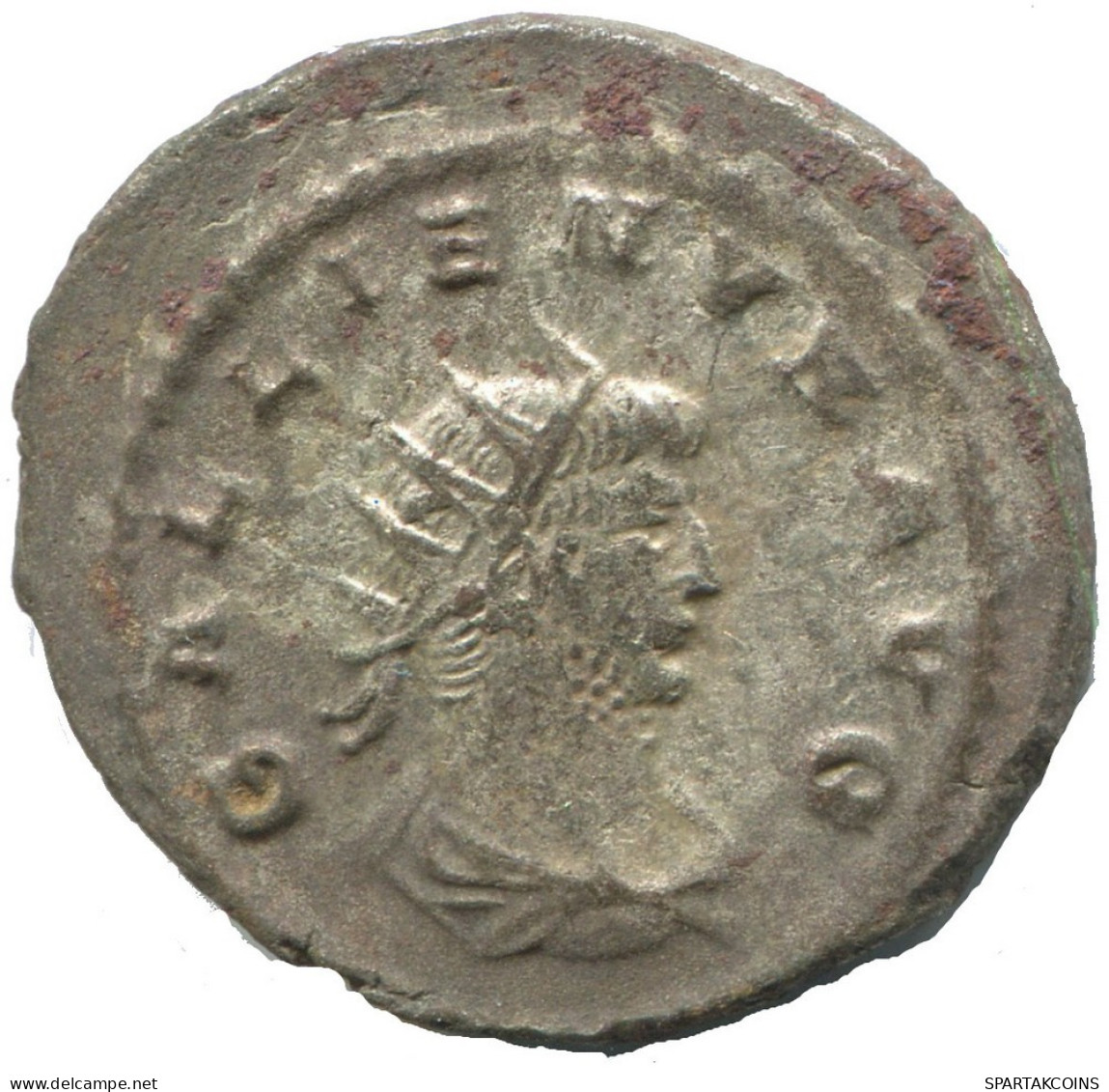 GALLIENUS ANTIOCH AD266-269 SILVERED LATE ROMAN Moneda 3.9g/24mm #ANT2724.41.E.A - La Crisi Militare (235 / 284)