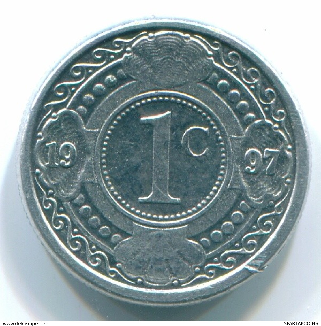 1 CENT 1996 ANTILLAS NEERLANDESAS Aluminium Colonial Moneda #S13157.E.A - Antilles Néerlandaises