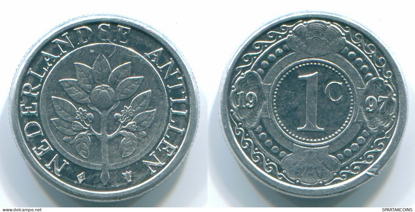 1 CENT 1996 ANTILLAS NEERLANDESAS Aluminium Colonial Moneda #S13157.E.A - Nederlandse Antillen