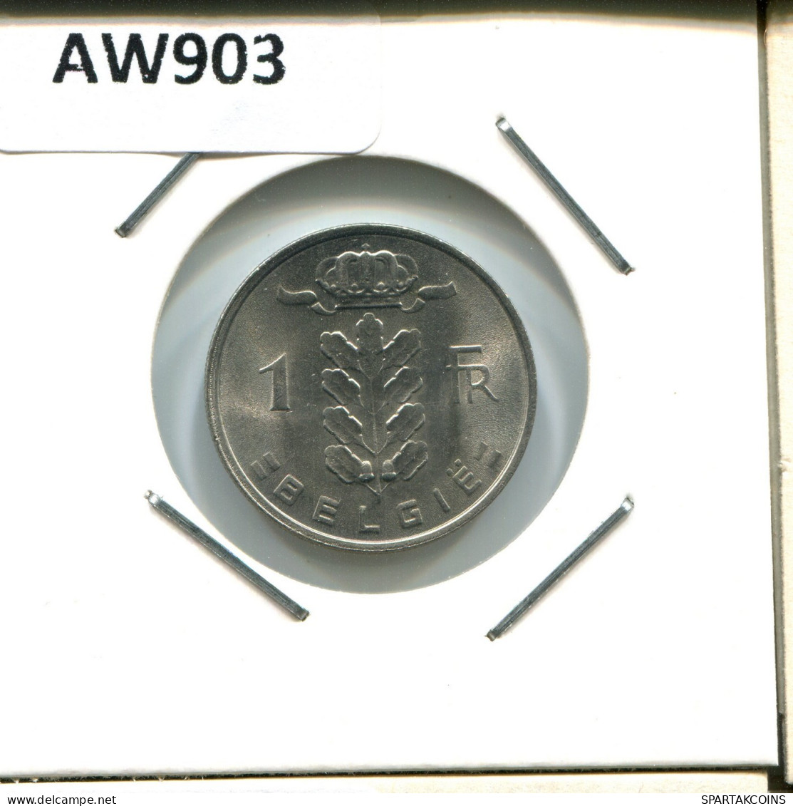 1 FRANC 1979 DUTCH Text BÉLGICA BELGIUM Moneda #AW903.E.A - 1 Franc