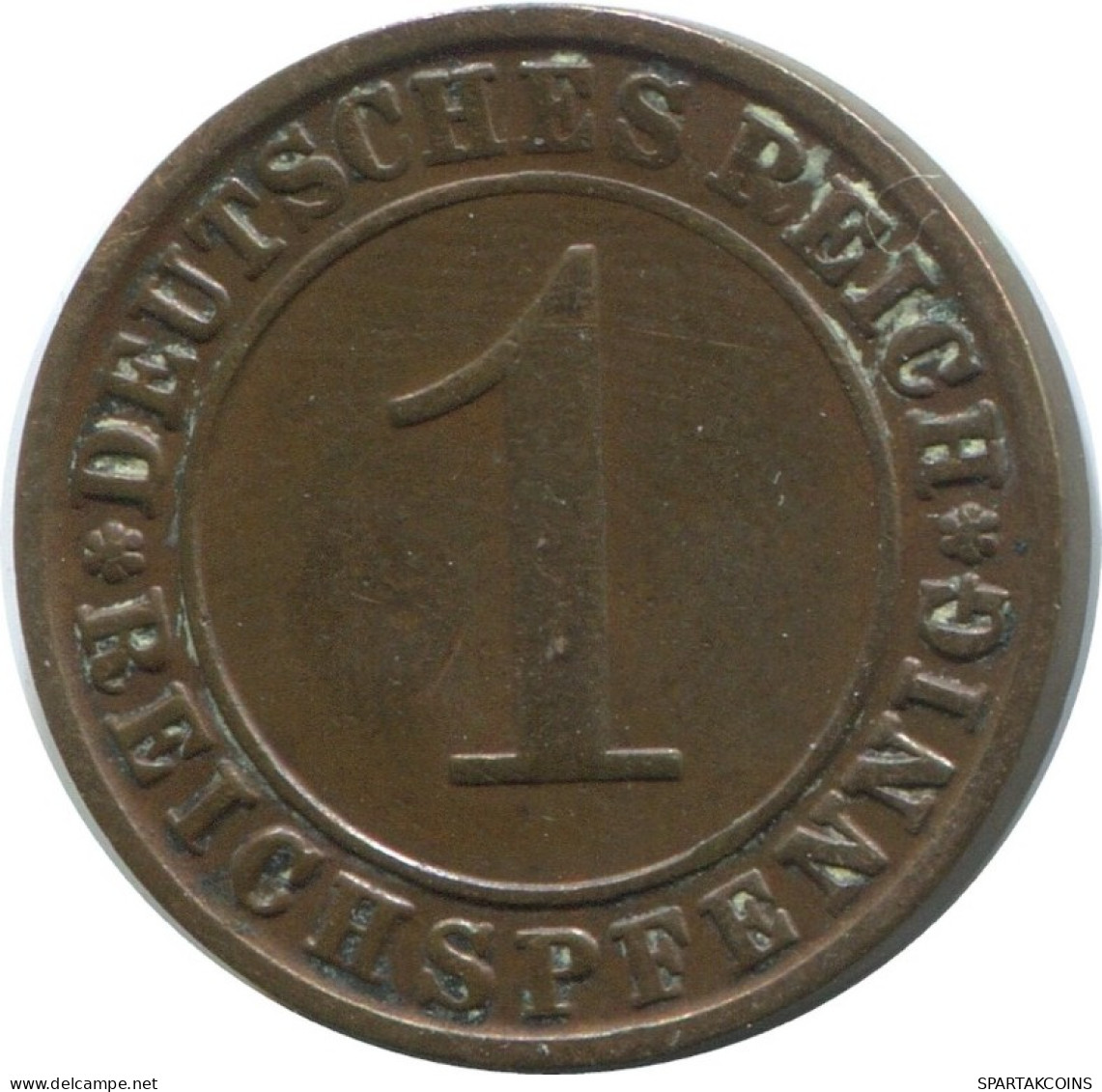 1 REICHSPFENNIG 1924 G ALEMANIA Moneda GERMANY #AD431.9.E.A - 1 Rentenpfennig & 1 Reichspfennig