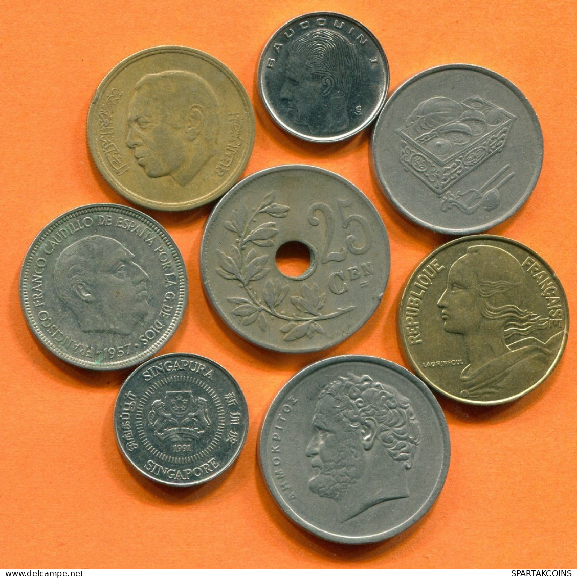 Collection MUNDO Moneda Lote Mixto Diferentes PAÍSES Y REGIONES #L10396.1.E.A - Other & Unclassified
