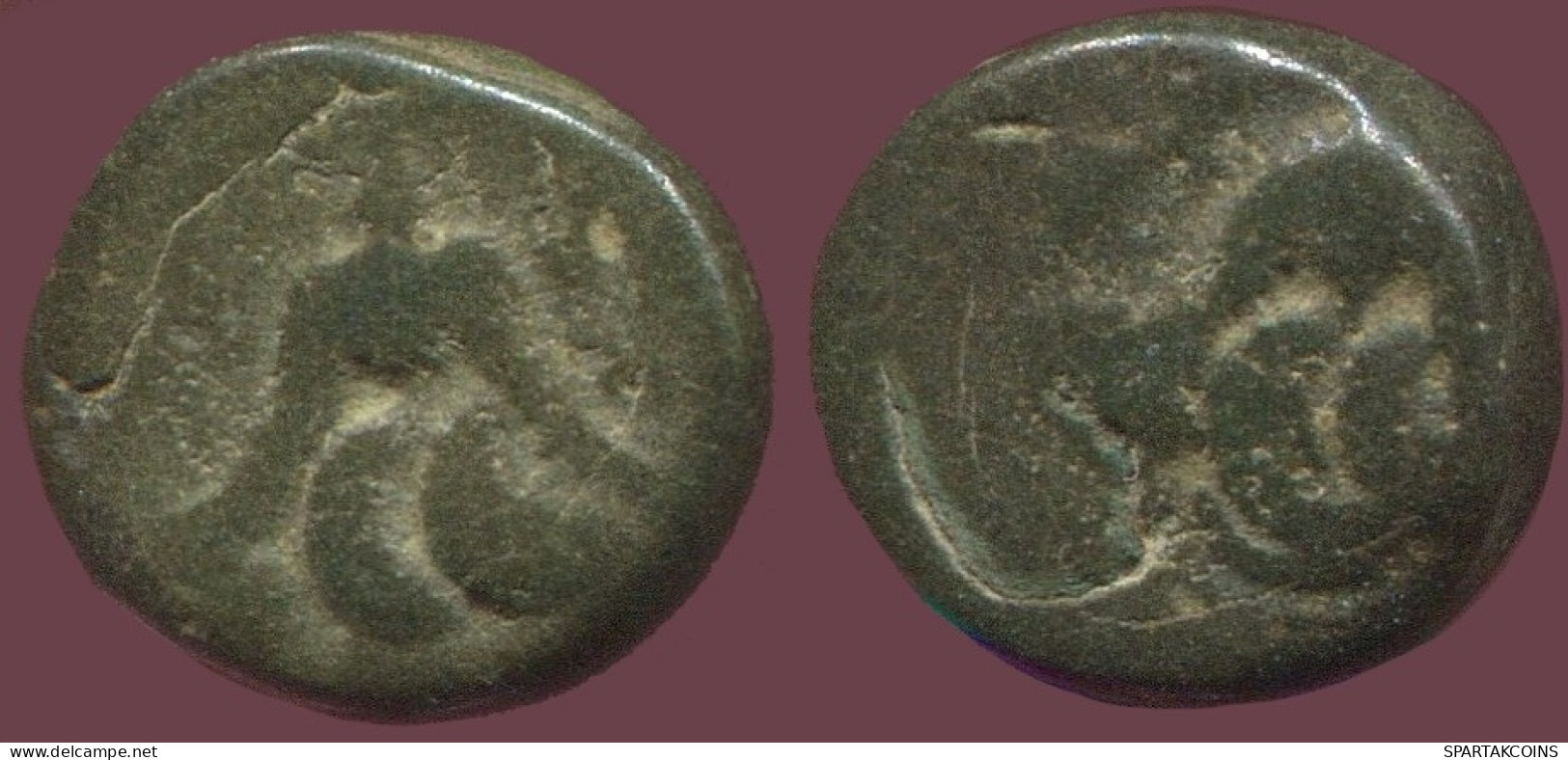 FLOWER OF GARNET Ancient Authentic Original GREEK Coin 0.7g/9mm #ANT1576.9.U.A - Griekenland