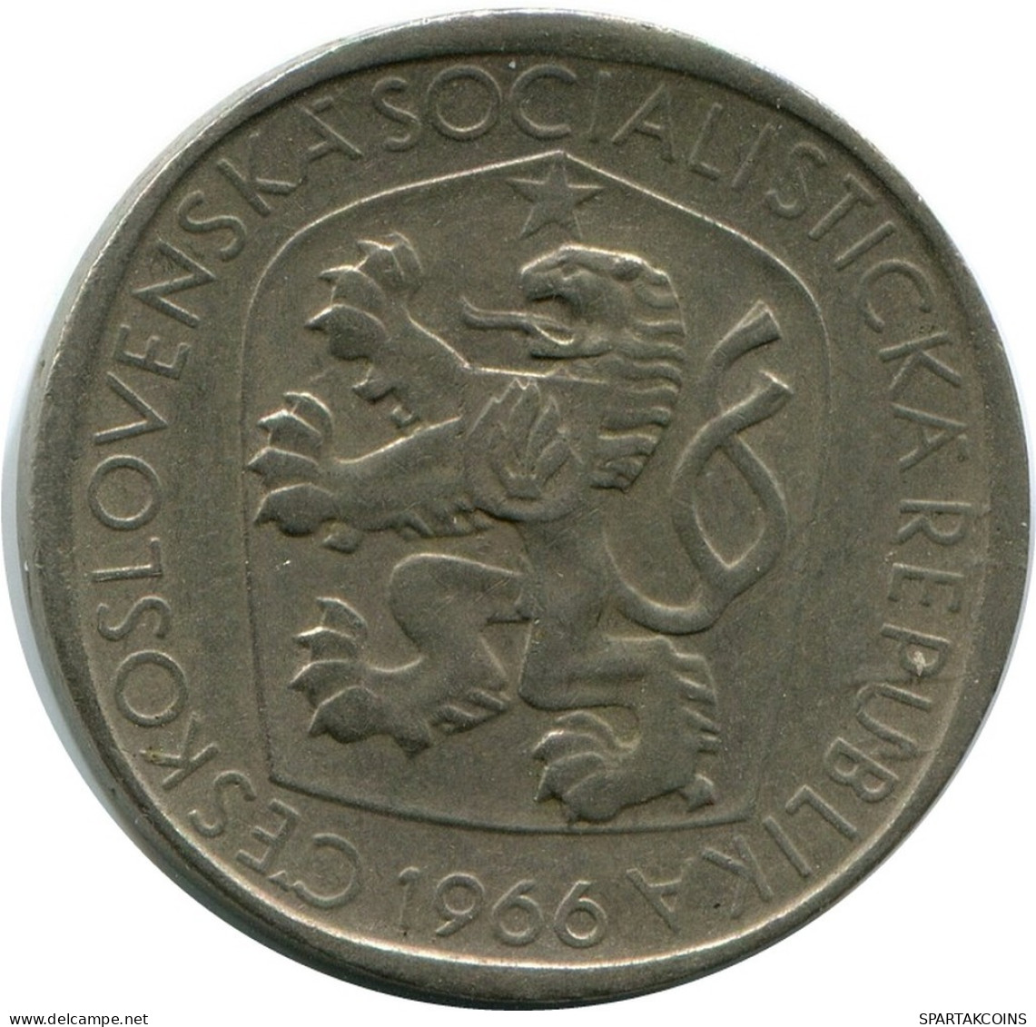 3 KORUN 1966 CHECOSLOVAQUIA CZECHOESLOVAQUIA SLOVAKIA Moneda #AR229.E.A - Tschechoslowakei