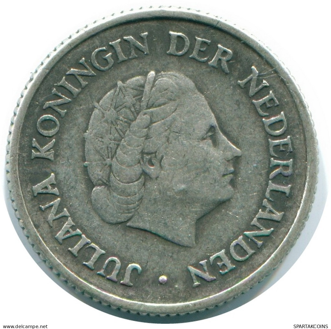 1/4 GULDEN 1954 ANTILLES NÉERLANDAISES ARGENT Colonial Pièce #NL10880.4.F.A - Niederländische Antillen