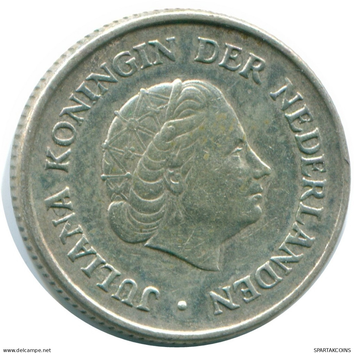 1/4 GULDEN 1970 NIEDERLÄNDISCHE ANTILLEN SILBER Koloniale Münze #NL11651.4.D.A - Antilles Néerlandaises