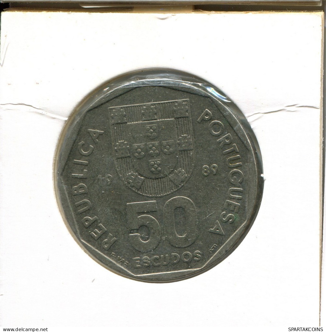 50 ESCUDOS 1989 PORTUGAL Münze #AT425.D.A - Portogallo