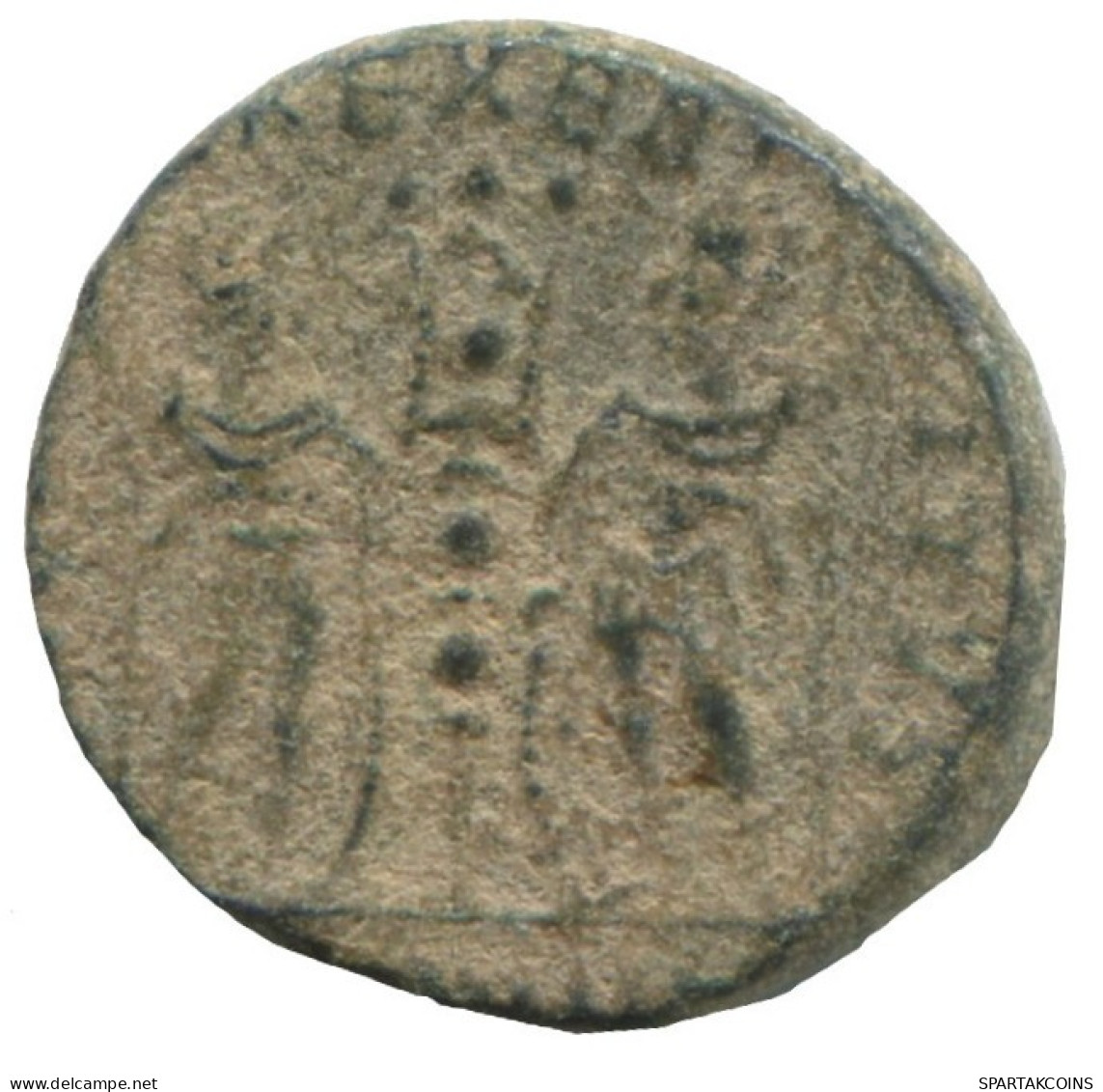 CONSTANS GLORIA EXERCITVS TWO SOLDIERS 2g/14mm RÖMISCHEN KAISERZEIT Münze #ANN1331.9.D.A - The Christian Empire (307 AD Tot 363 AD)