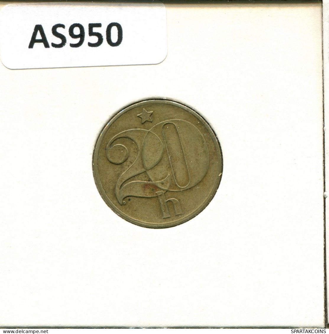 20 HALERU 1984 CZECHOSLOVAKIA Coin #AS950.U.A - Tschechoslowakei