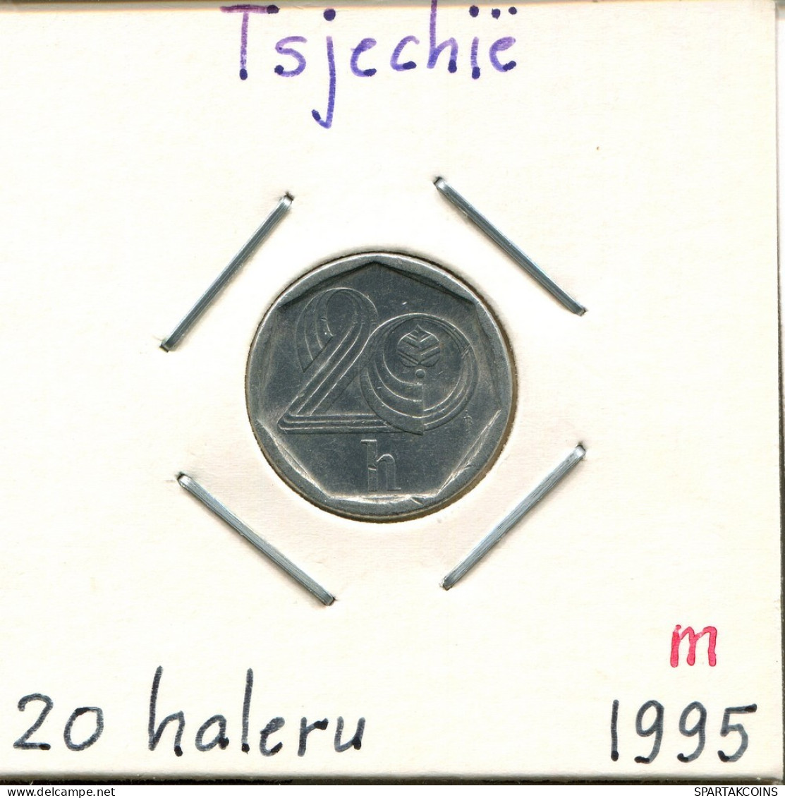 20 HELLER 1995 TSCHECHIEN CZECH REPUBLIC Münze #AP718.2.D.A - Tsjechië