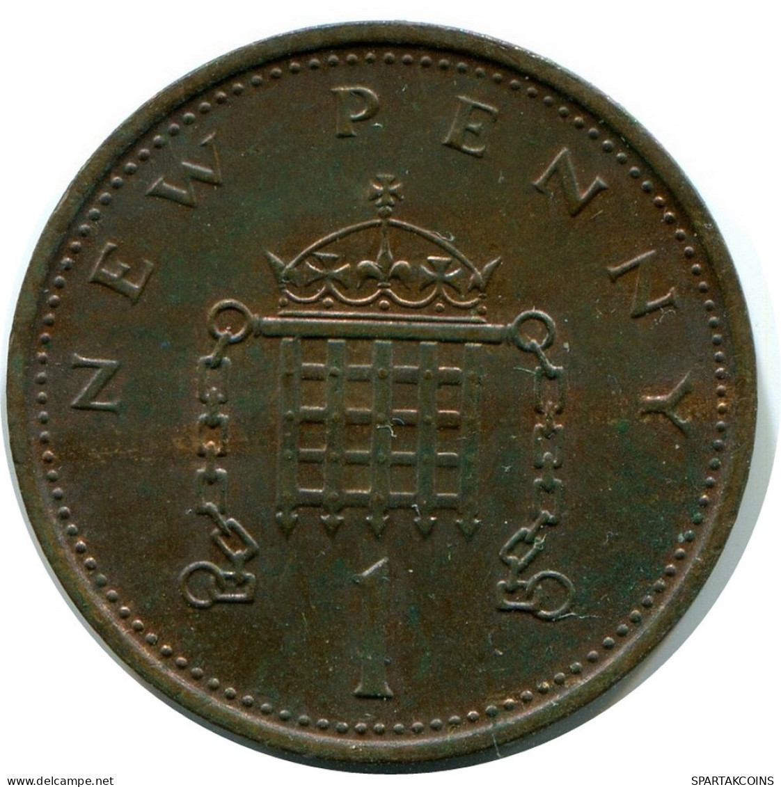 PENNY 1976 UK GROßBRITANNIEN GREAT BRITAIN Münze #AX087.D.A - 1 Penny & 1 New Penny