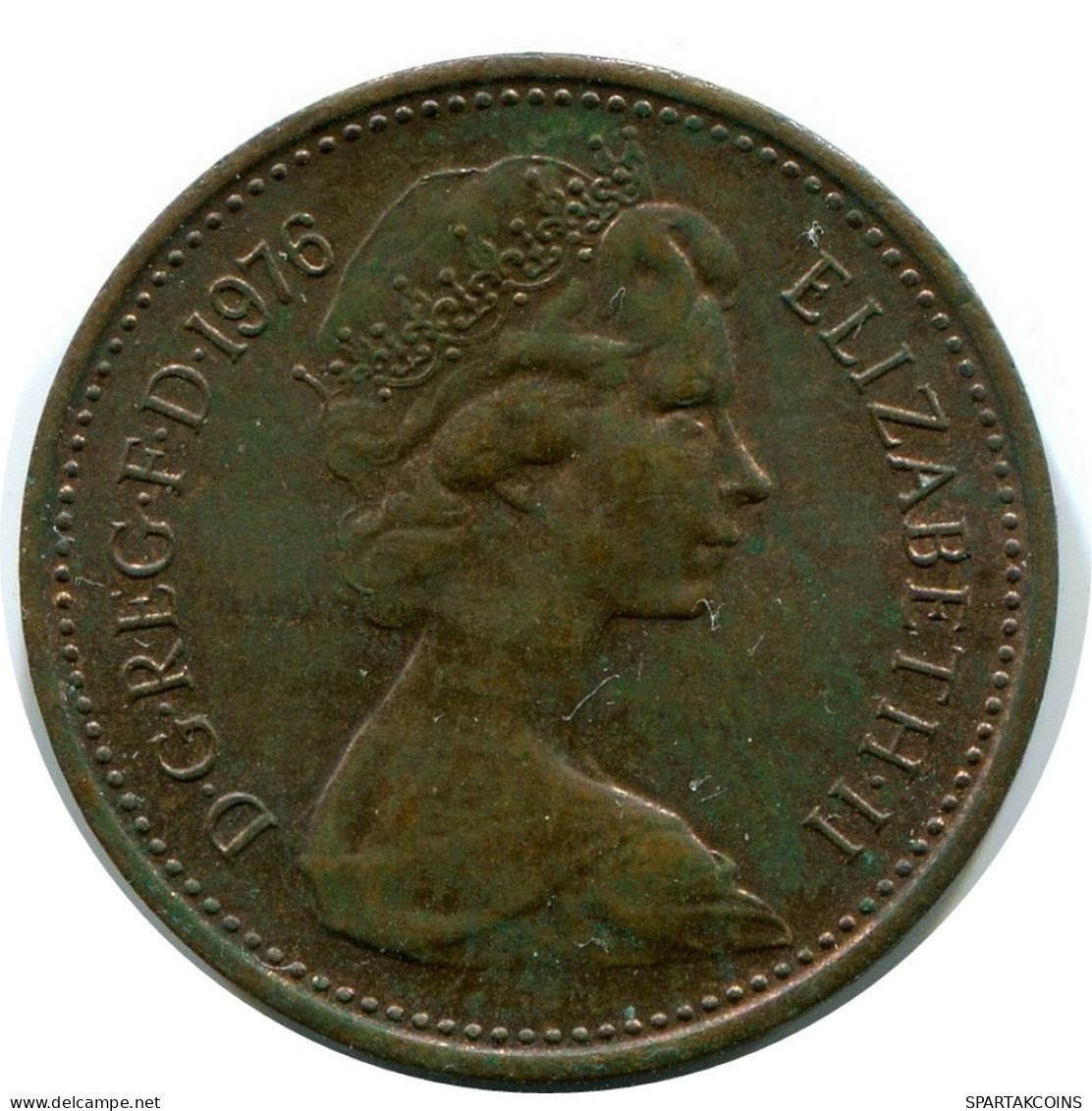 PENNY 1976 UK GROßBRITANNIEN GREAT BRITAIN Münze #AX087.D.A - 1 Penny & 1 New Penny