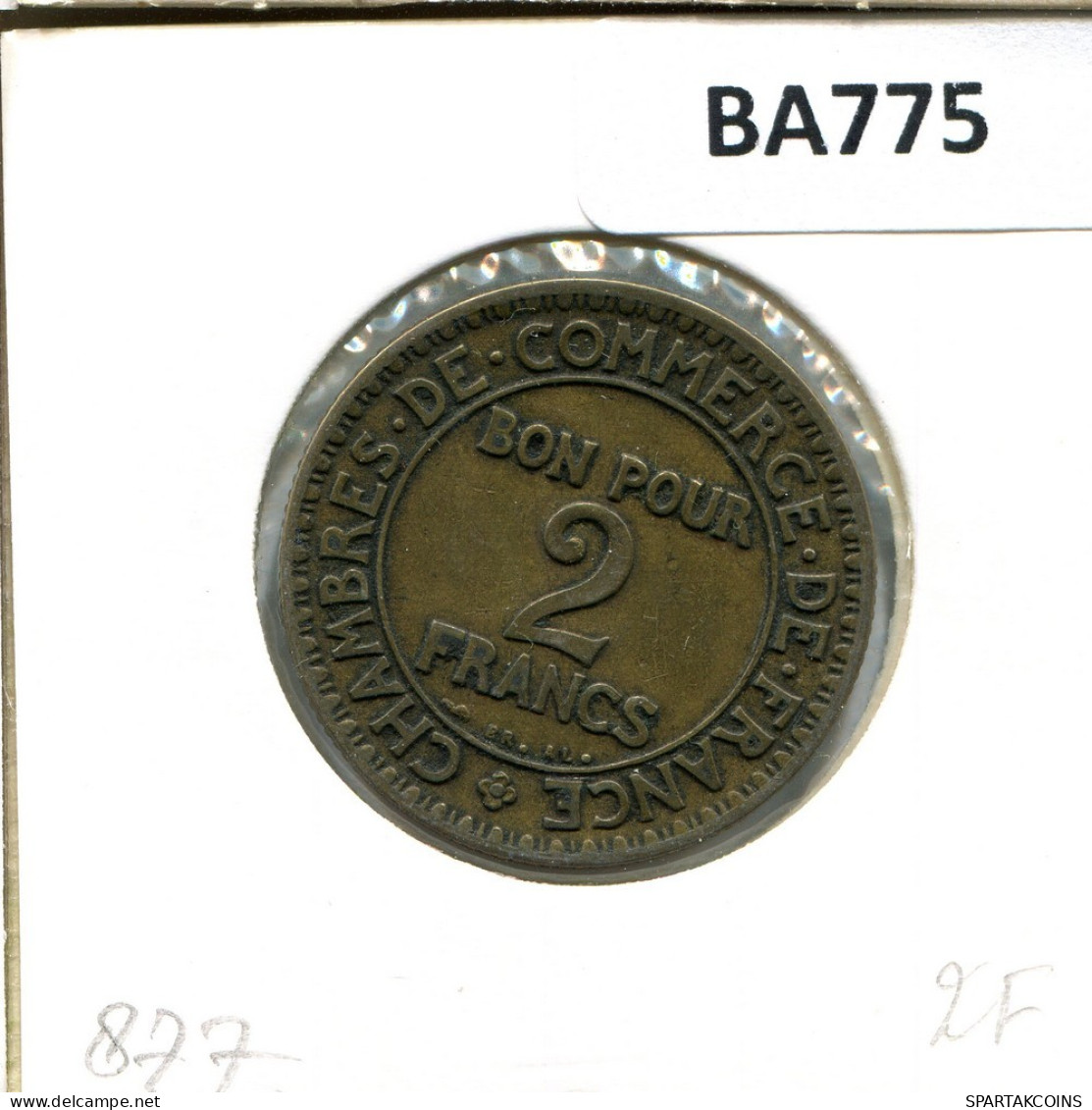2 FRANCS 1923 FRANCE French Coin #BA775.U.A - 2 Francs