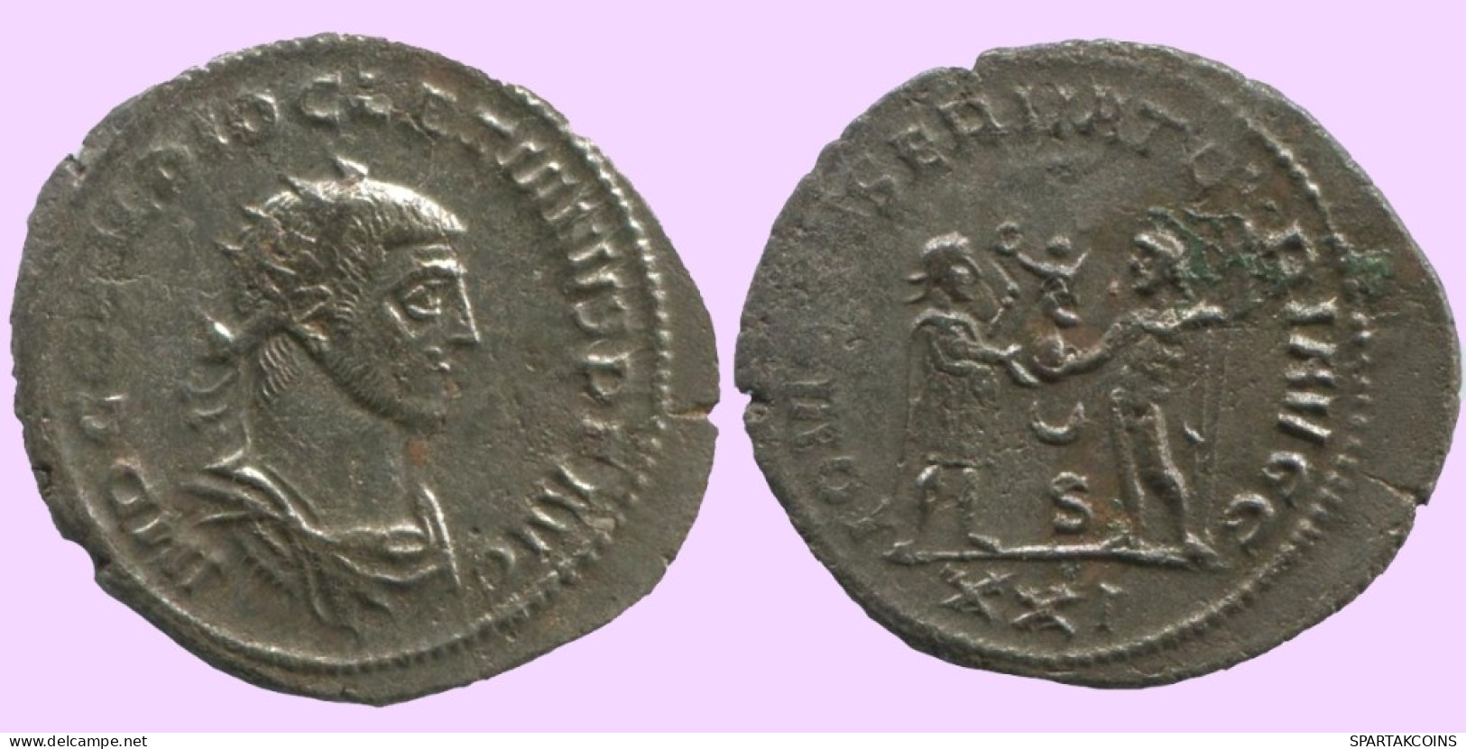 DIOCLETIAN ANTONINIANUS Antioch (? S / XXI) IOVETHERCVCONSER. #ANT1951.48.F.A - The Tetrarchy (284 AD Tot 307 AD)