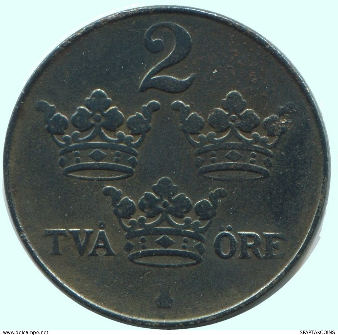 2 ORE 1918 SWEDEN Coin #AC756.2.U.A - Sweden