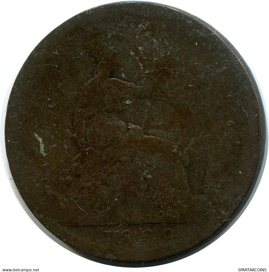 PENNY 1889 UK GBAN BRETAÑA GREAT BRITAIN Moneda #AZ742.E.A - D. 1 Penny
