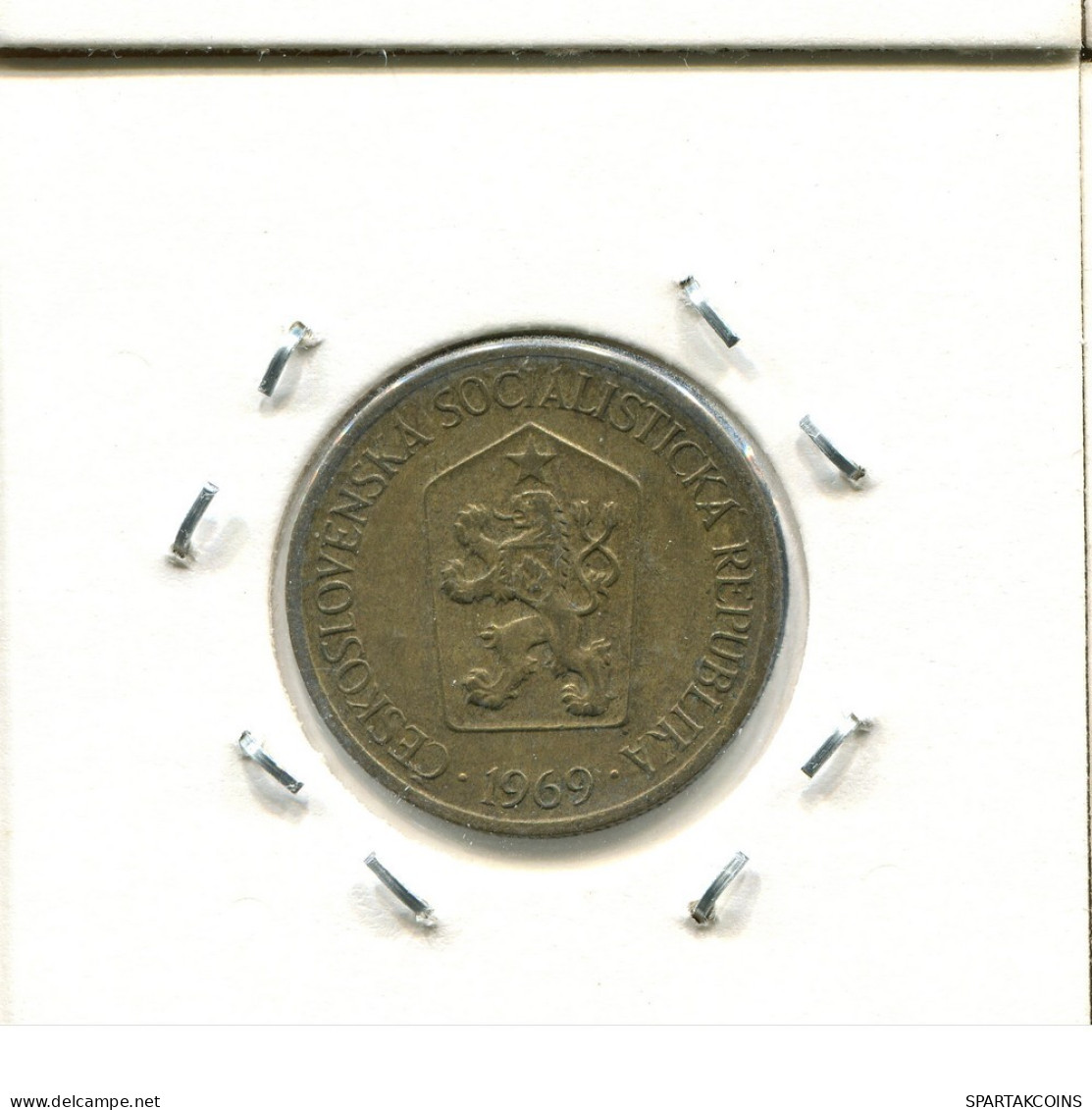 1 KORUNA 1969 CHECOSLOVAQUIA CZECHOESLOVAQUIA SLOVAKIA Moneda #AS521.E.A - Tschechoslowakei