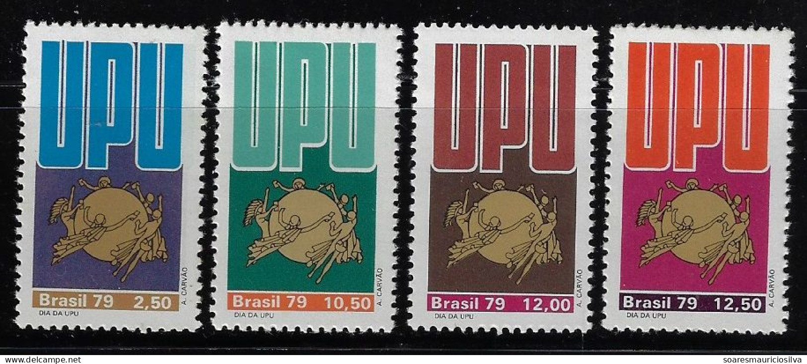 Brazil 1979 Complete Series UPU Day Universal Postal Union Unused - Neufs