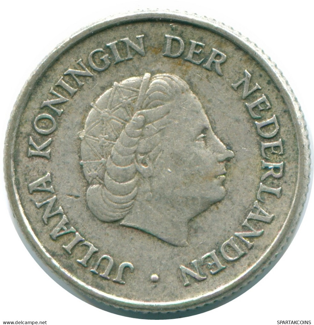 1/4 GULDEN 1970 ANTILLAS NEERLANDESAS PLATA Colonial Moneda #NL11690.4.E.A - Nederlandse Antillen