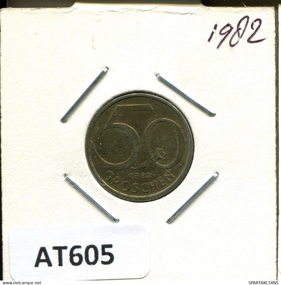 50 GROSCHEN 1982 AUTRICHE AUSTRIA Pièce #AT605.F.A - Oesterreich