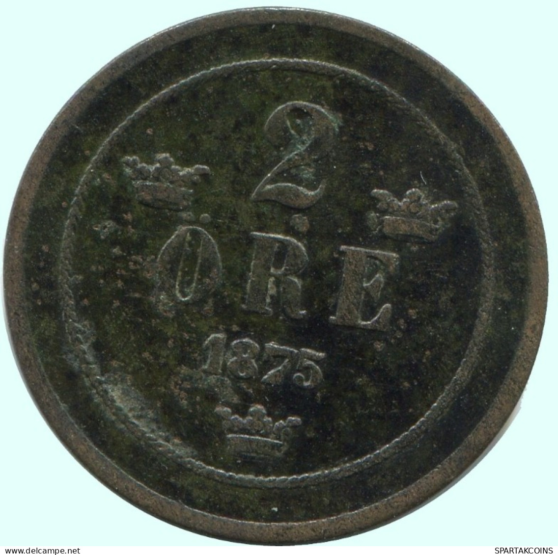 2 ORE 1875 SUECIA SWEDEN Moneda #AC871.2.E.A - Schweden