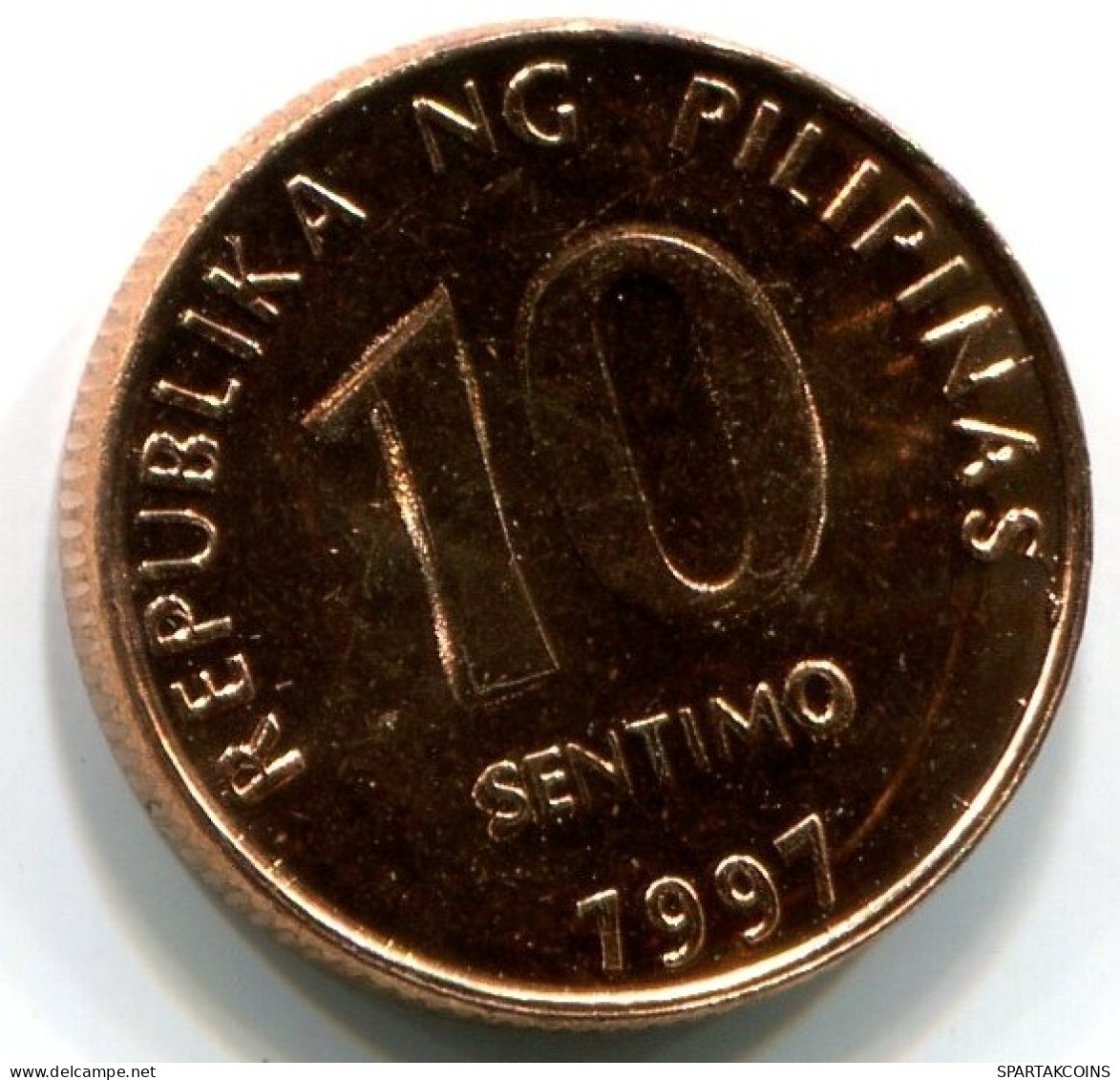 10 CENTIMO 1997 PHILIPPINES UNC Coin #W10961.U.A - Philippinen