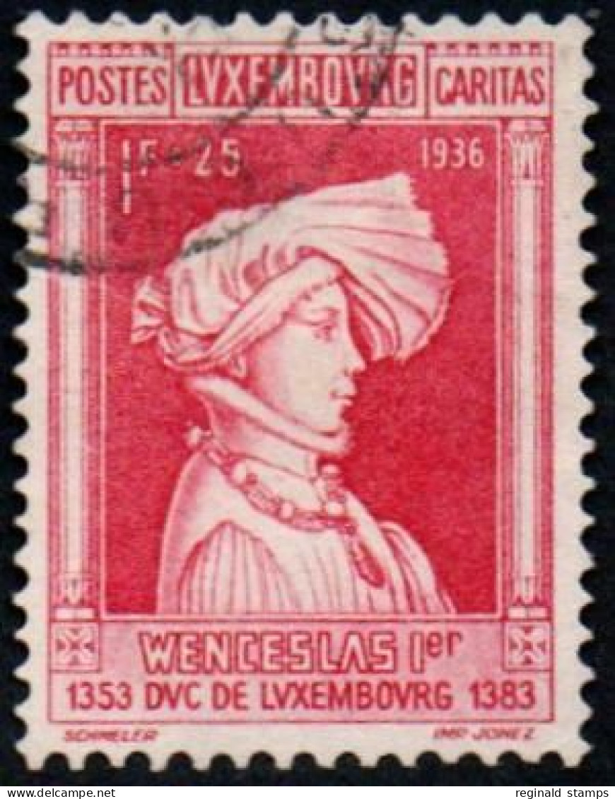 Luxembourg 1936 Caritas 1F 25c, Used Mi 299 (Ref: 1134) - Used Stamps