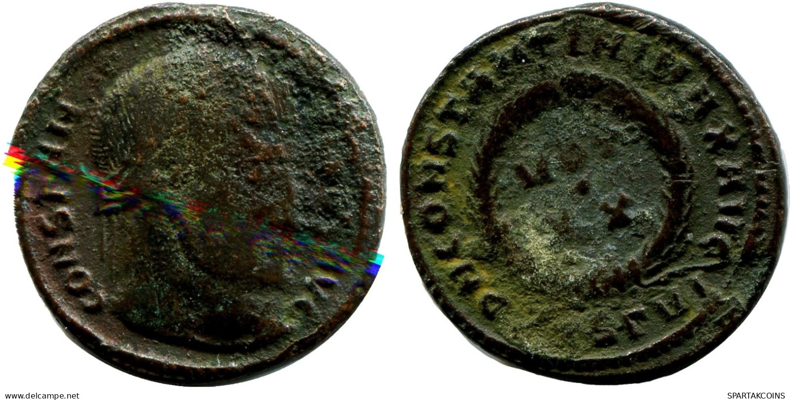 CONSTANTINE I THESSALONICA FROM THE ROYAL ONTARIO MUSEUM #ANC11124.14.U.A - The Christian Empire (307 AD Tot 363 AD)