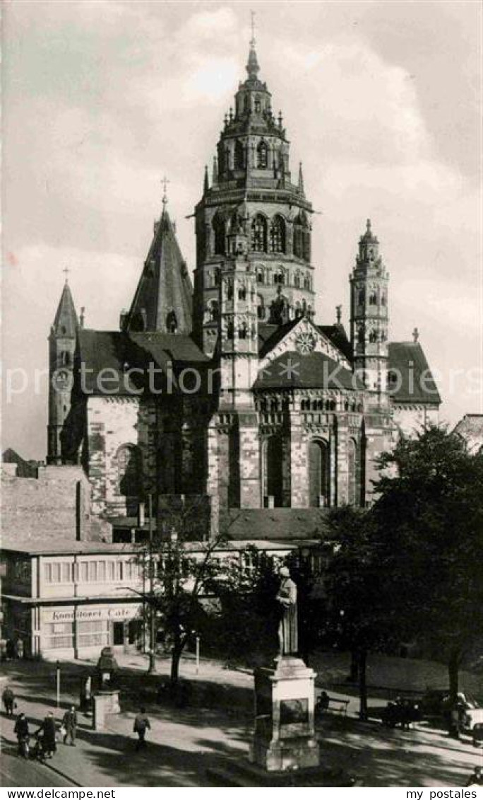 72724340 Mainz Rhein Dom Mit Gutenbergdenkmal Mainz Rhein - Mainz