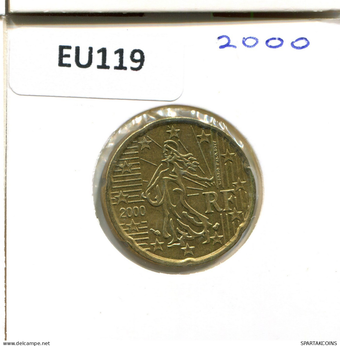 20 EURO CENTS 2000 FRANCE Coin Coin #EU119.U.A - Francia