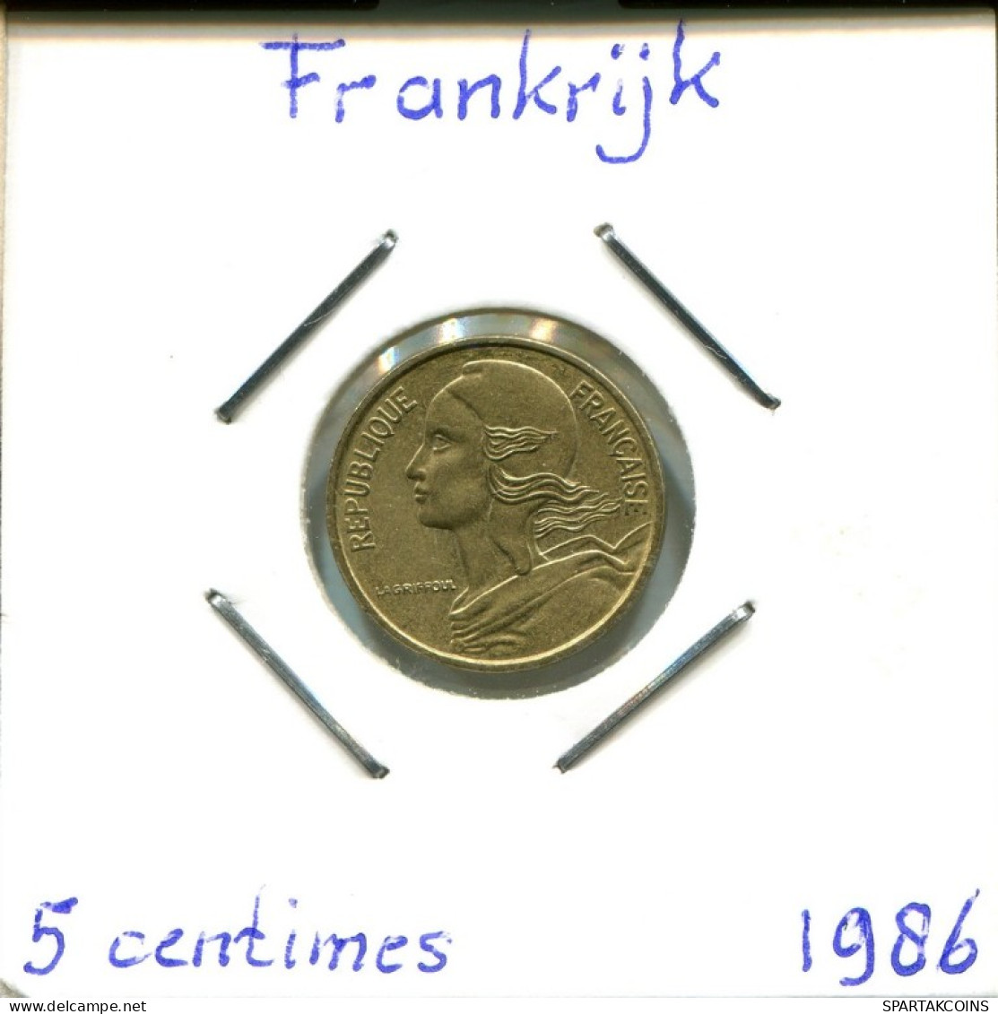 5 CENTIMES 1986 FRANCE Pièce Française #AM055.F.A - 5 Centimes