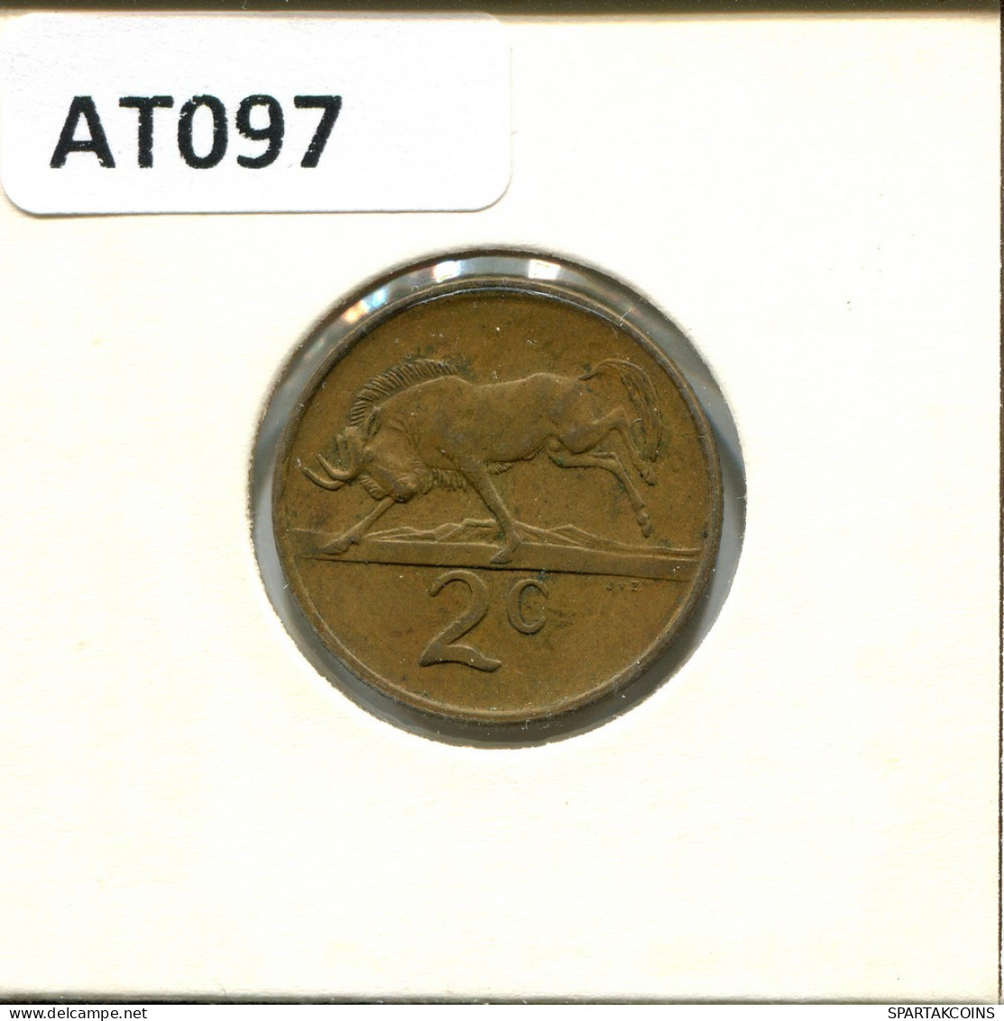 2 CENTS 1987 SUDAFRICA SOUTH AFRICA Moneda #AT097.E.A - South Africa