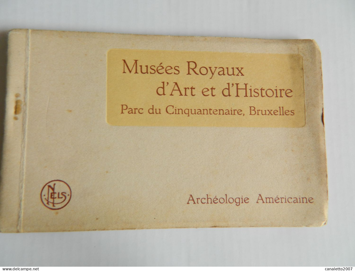 BRUXELLES:CARNET DE 12 CARTES POSTALES MUSEE ROYAUX D'ART ET D'HISTOIRE  ARCHEOLOGIE AMERICAINE - Museen