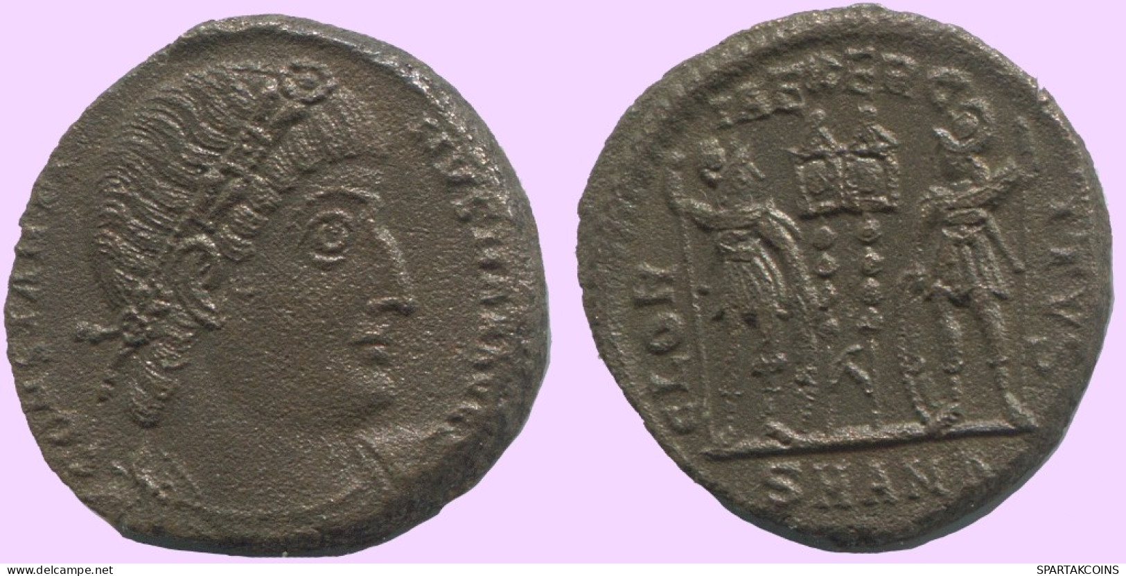 Authentische Antike Spätrömische Münze RÖMISCHE Münze 3.2g/18mm #ANT2171.14.D.A - The End Of Empire (363 AD To 476 AD)